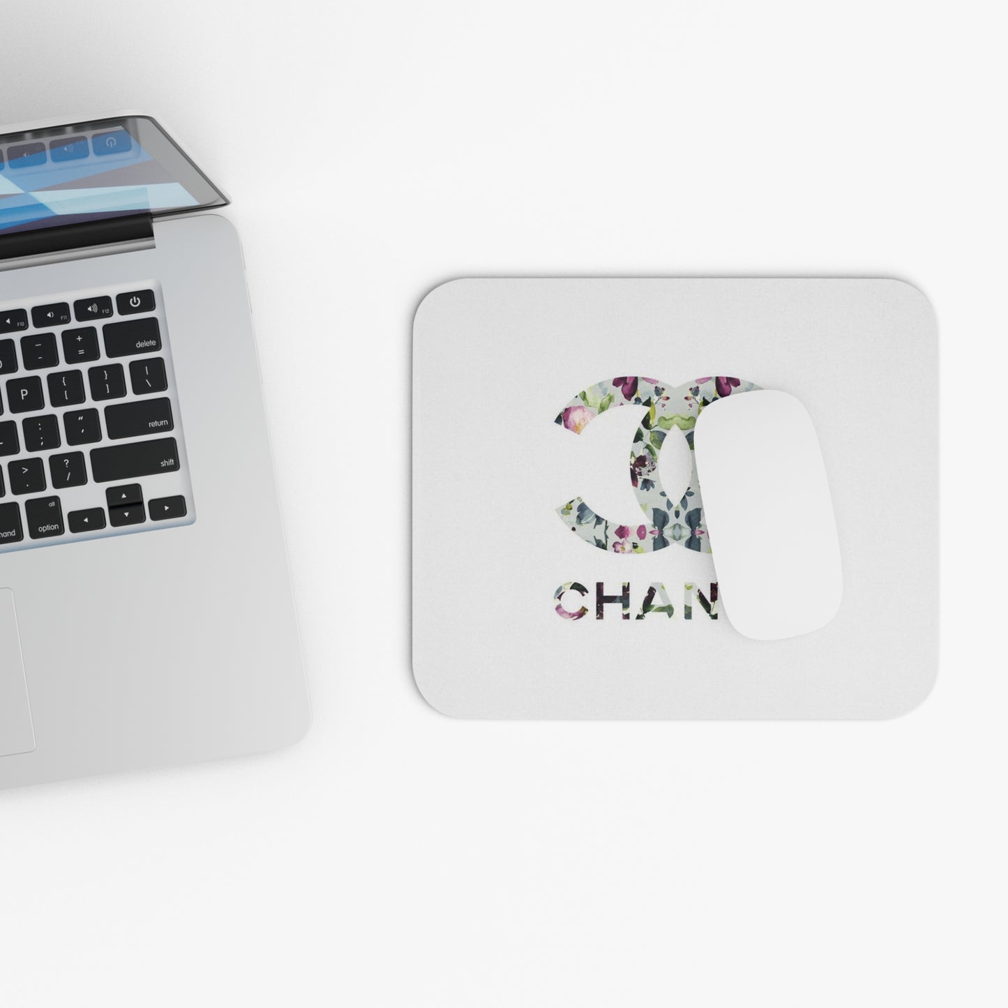 Floral CC Mouse Pad (Rectangle)