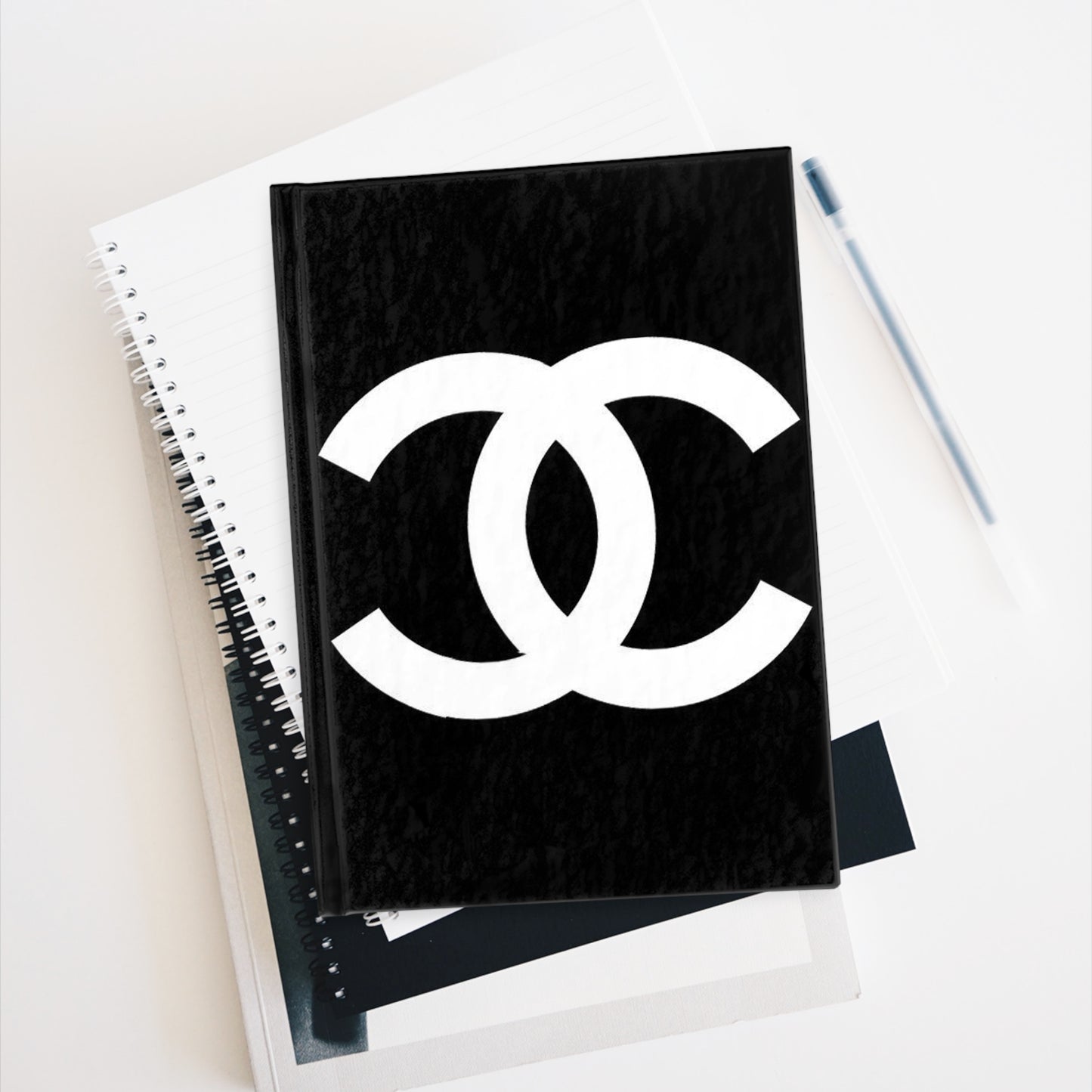 Black CC Journal - Ruled Line