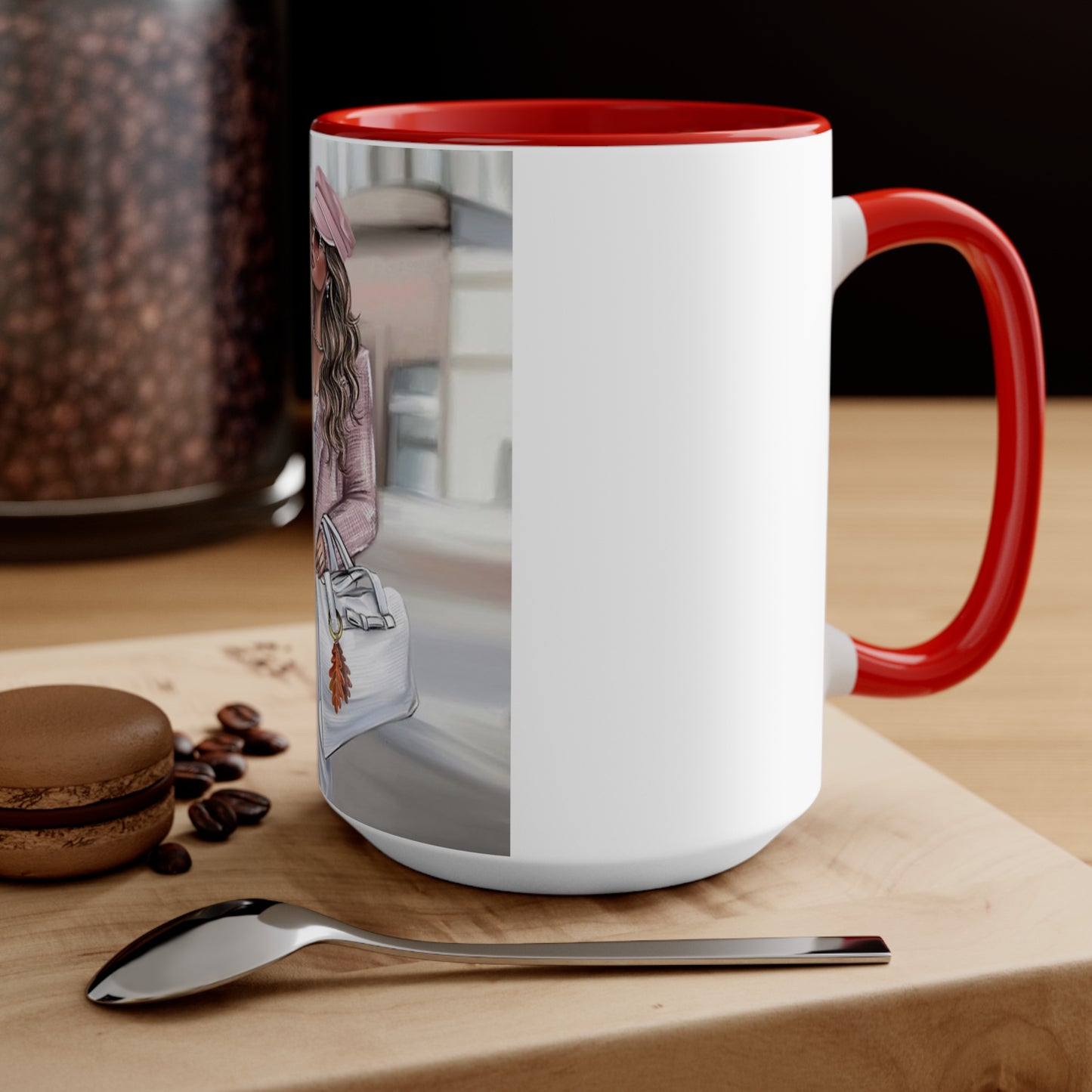Shopping is my Love Language Accent Mug