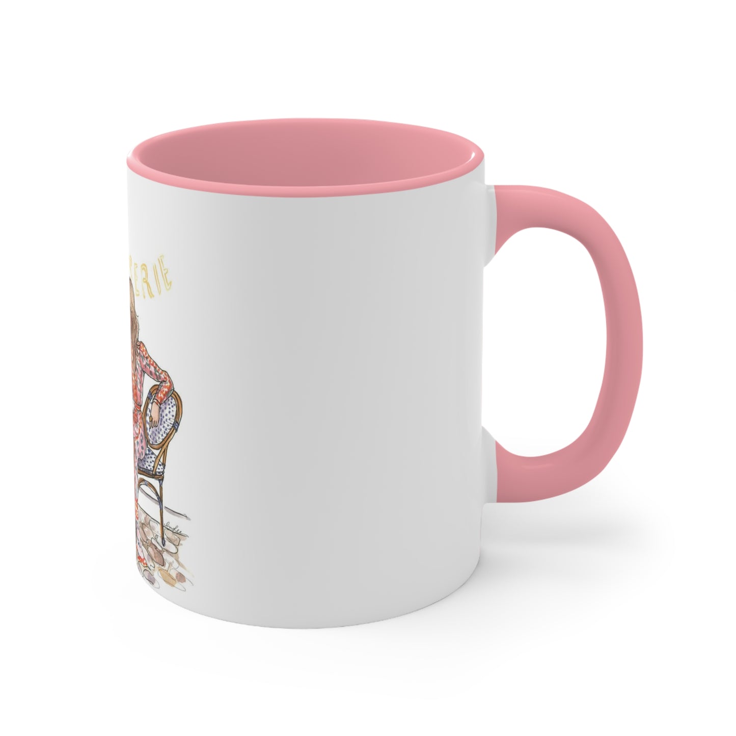 Coffee Shop Chats Accent Mug