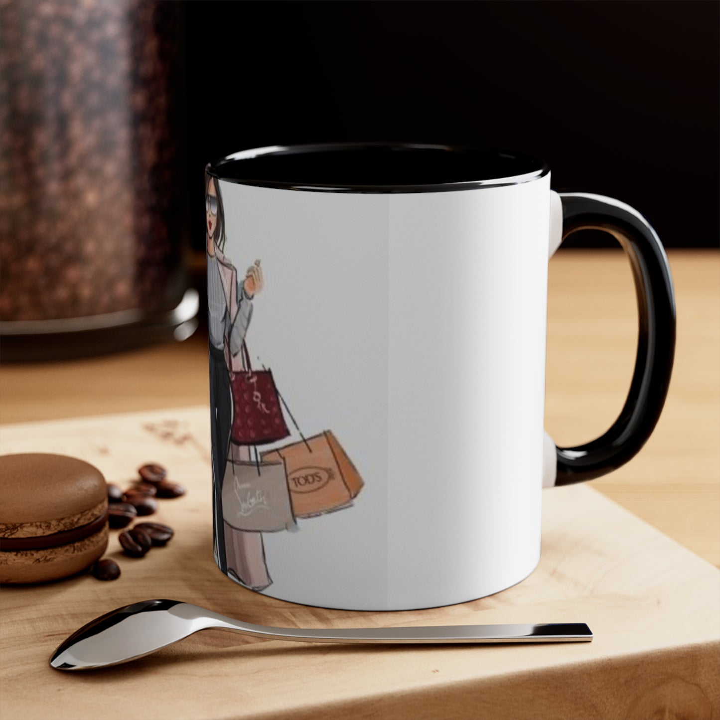 Fall in Paris Accent Mug