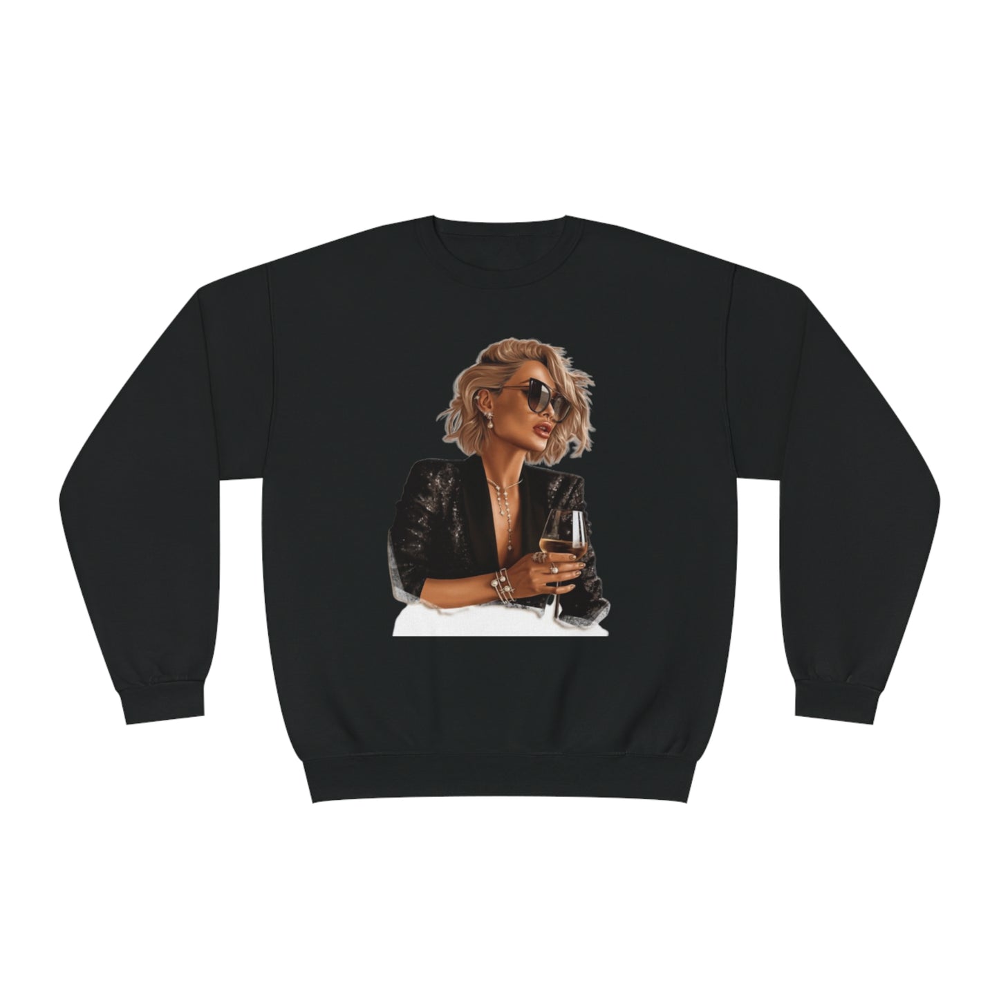 Edgy Chic' Unisex NuBlend® Crewneck Sweatshirt