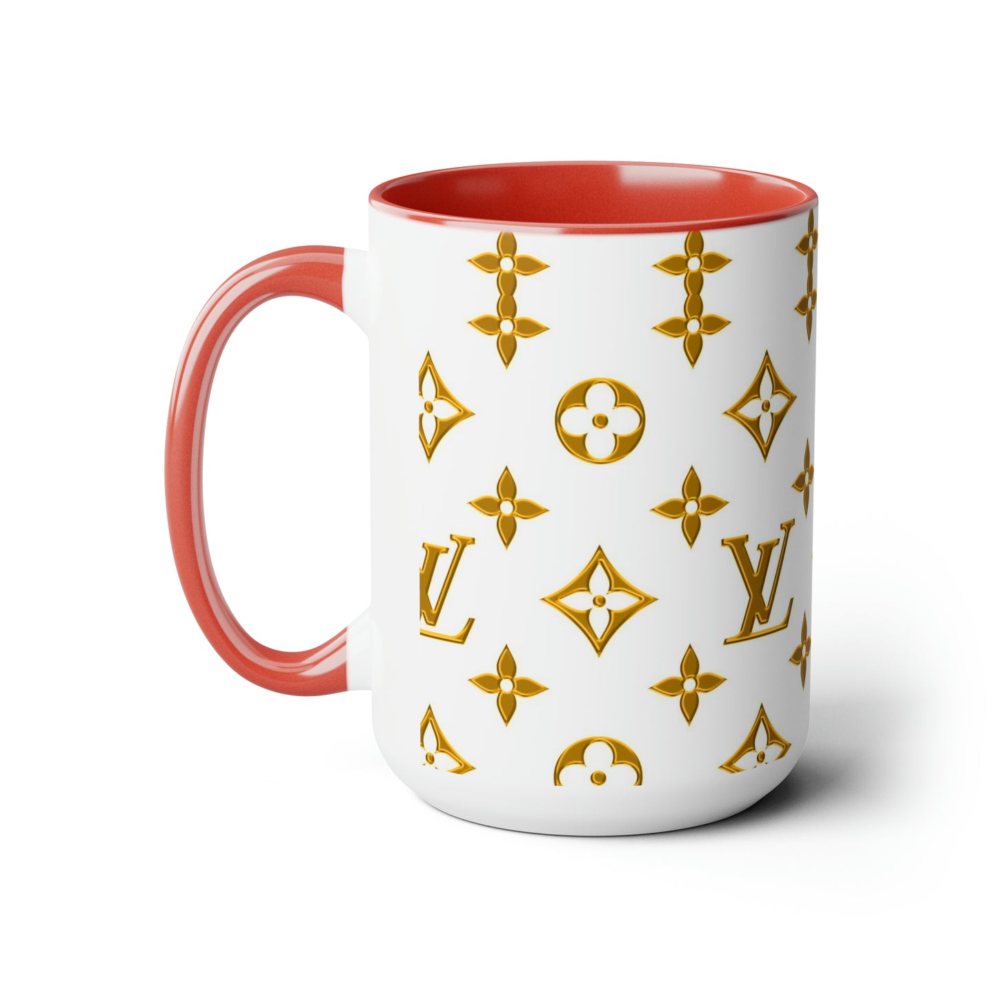 LV Two-Tone Coffee Mugs, 15oz