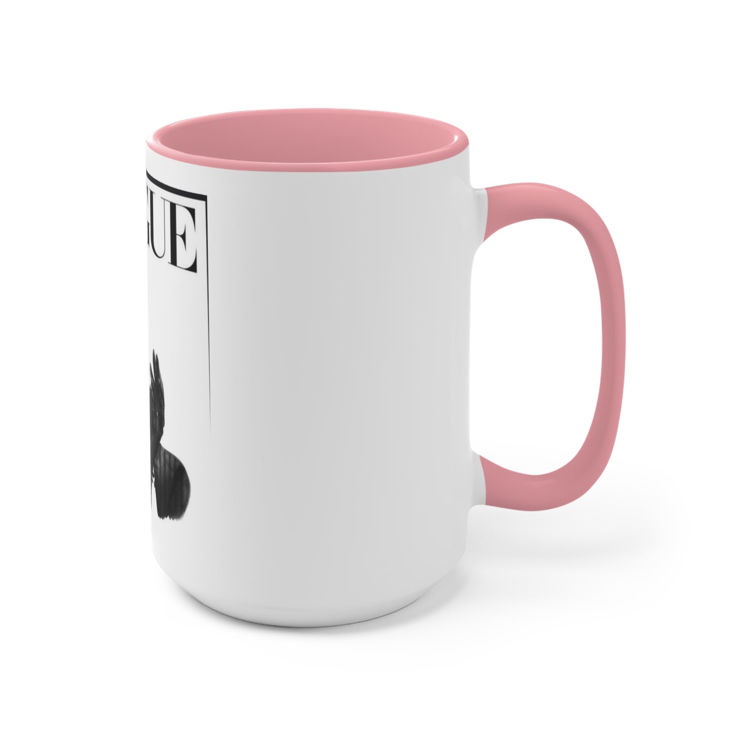 V B&W Accent Mug