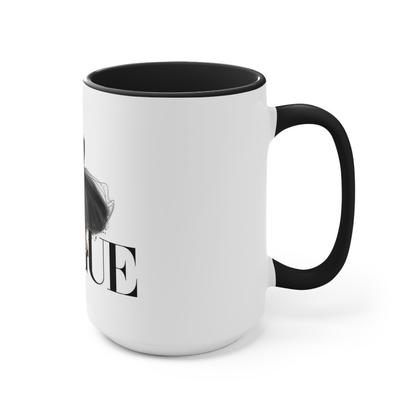 V Dress Accent Mug