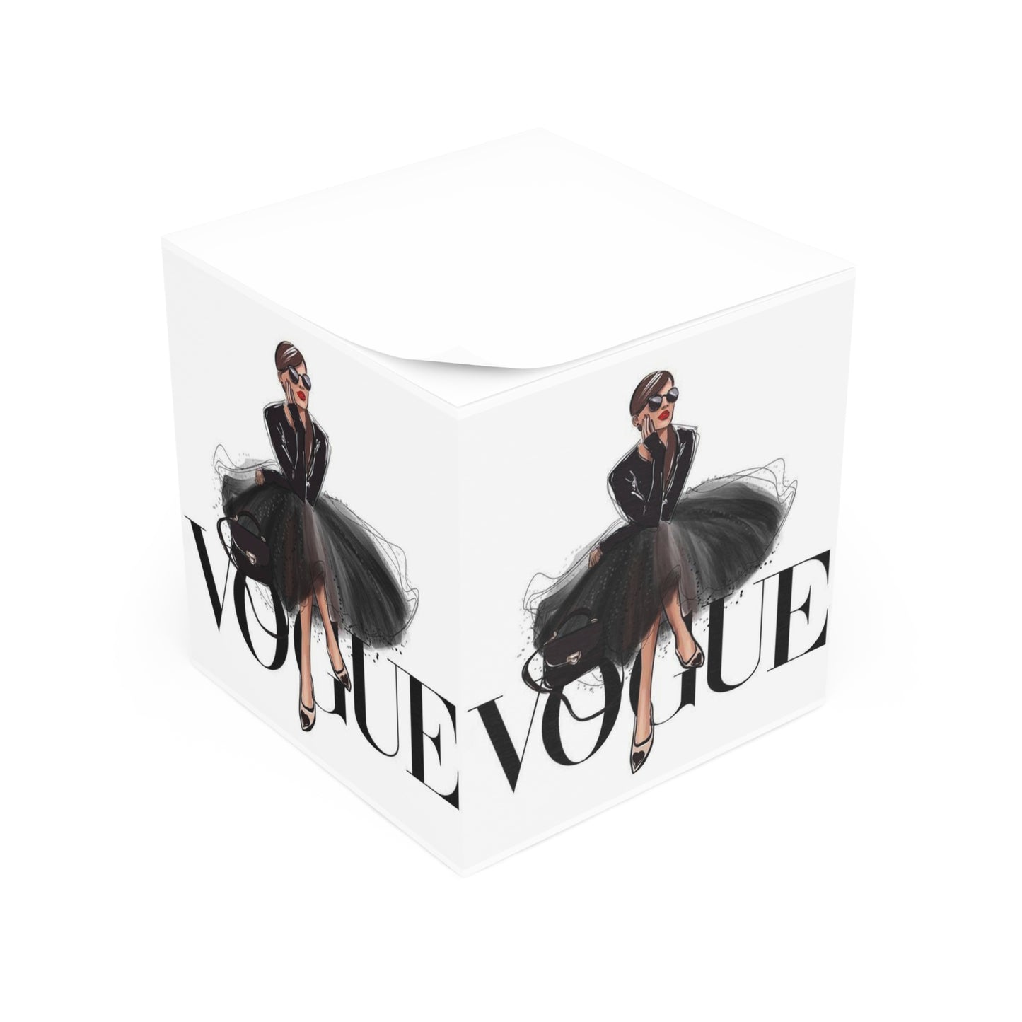 V Fashion Note Cube