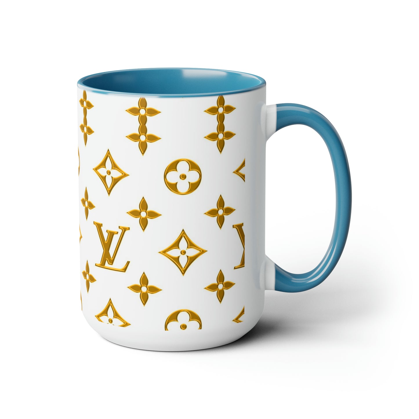 LV Two-Tone Coffee Mugs, 15oz