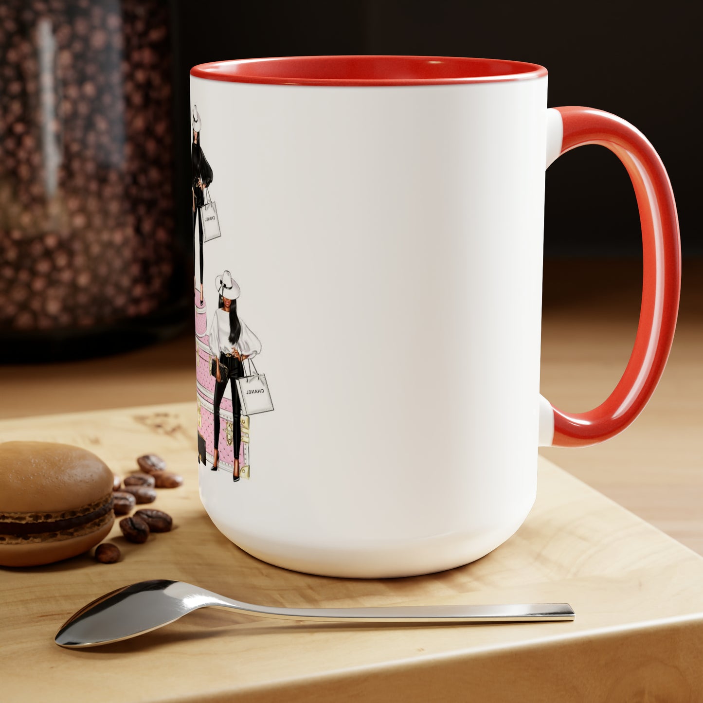 C Babes Two-Tone Coffee Mugs, 15oz