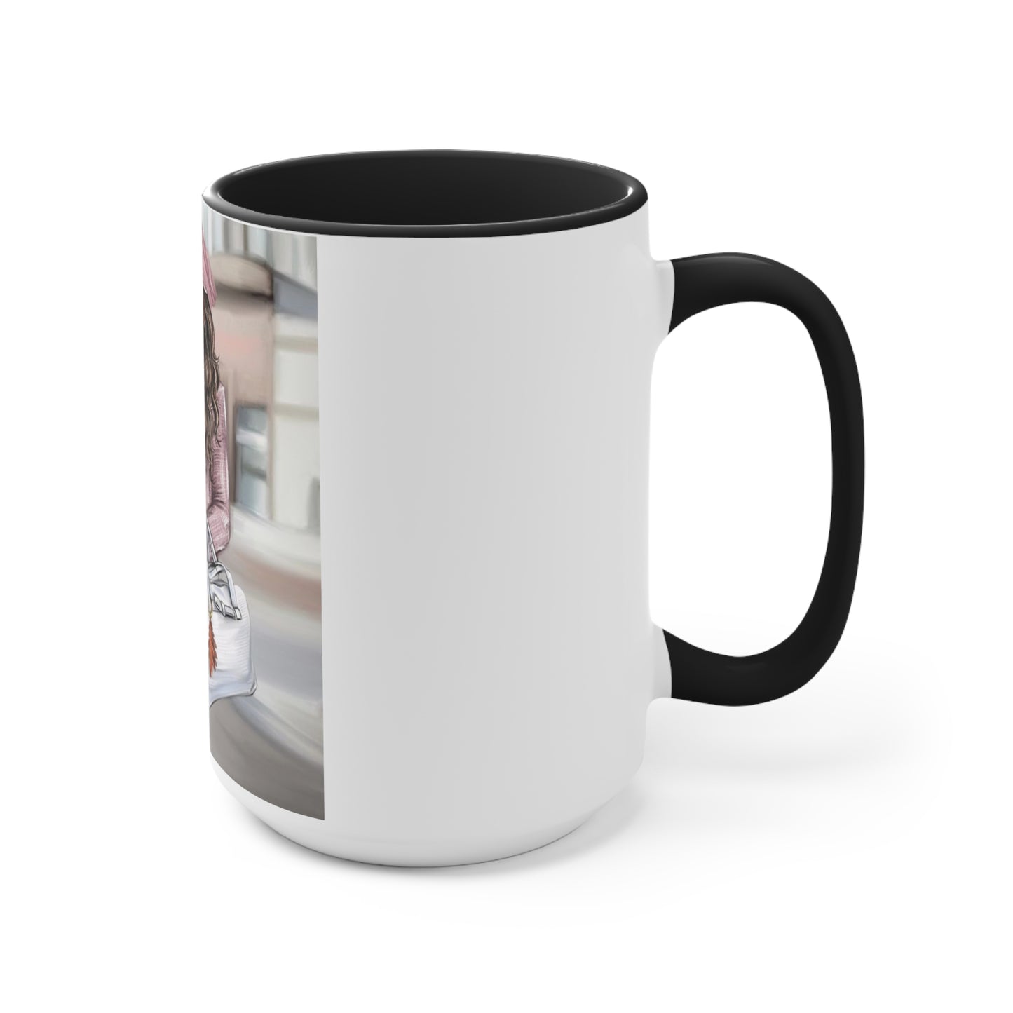 Shopping is my Love Language Accent Mug