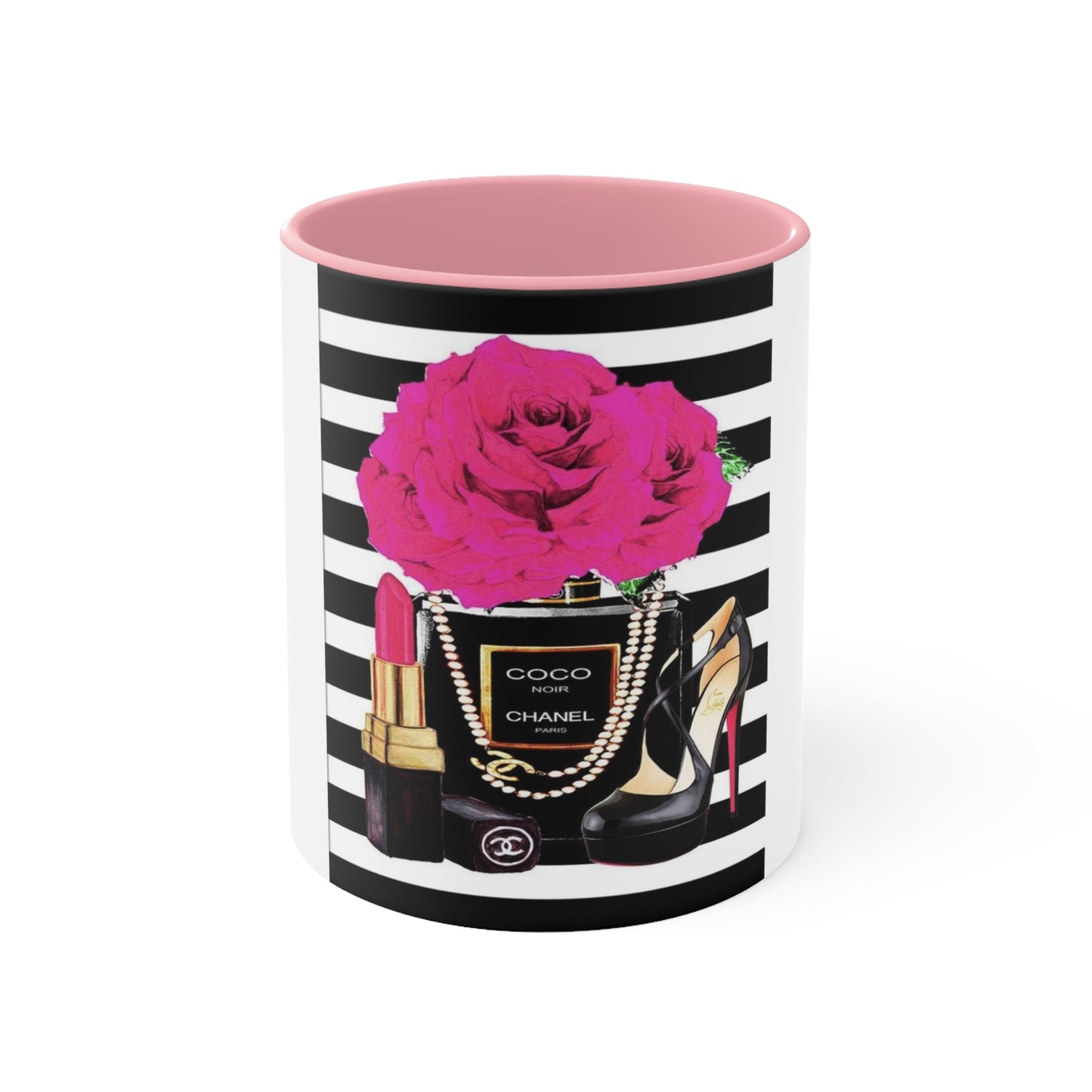 CC rose Accent Mug