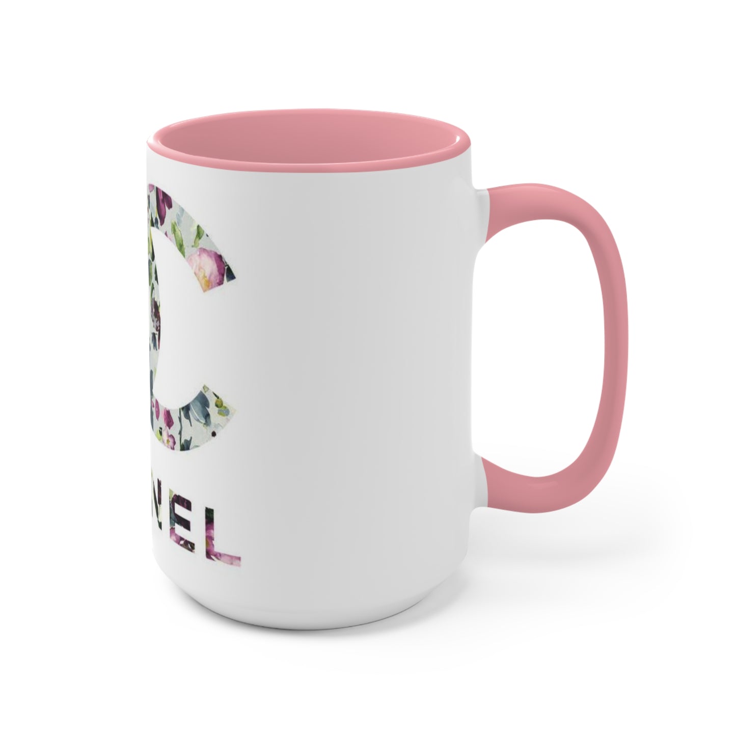 Floral CC Accent Mug