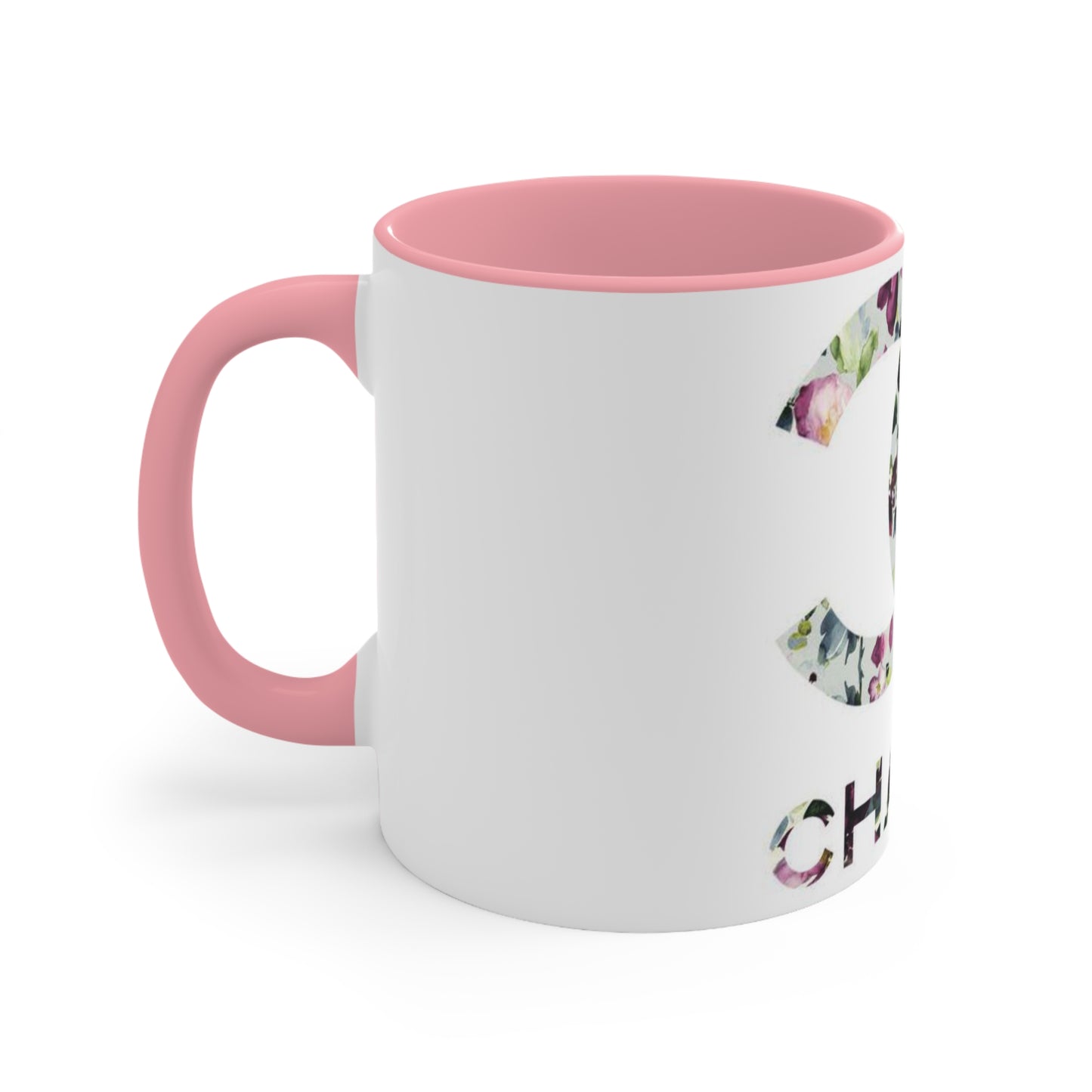 Floral CC Accent Mug