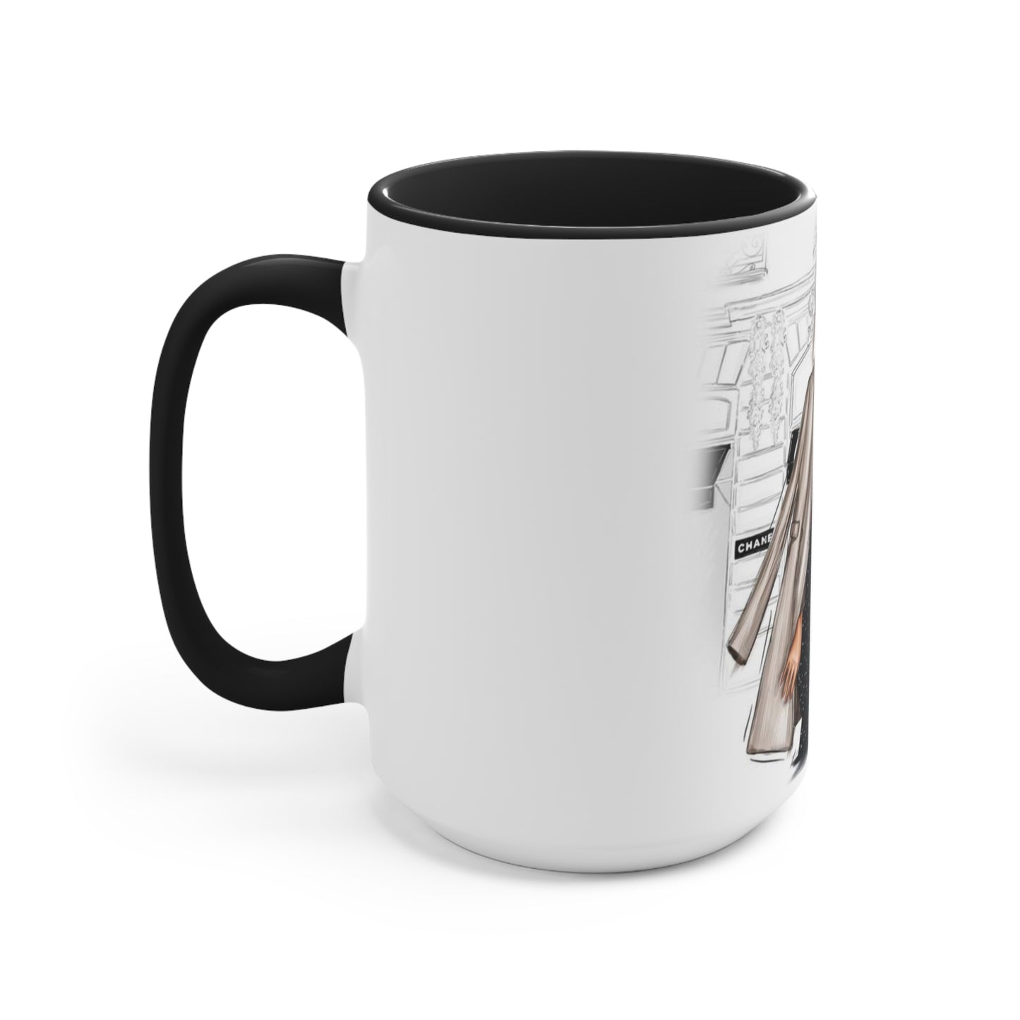Shopping In Paris Accent Mug