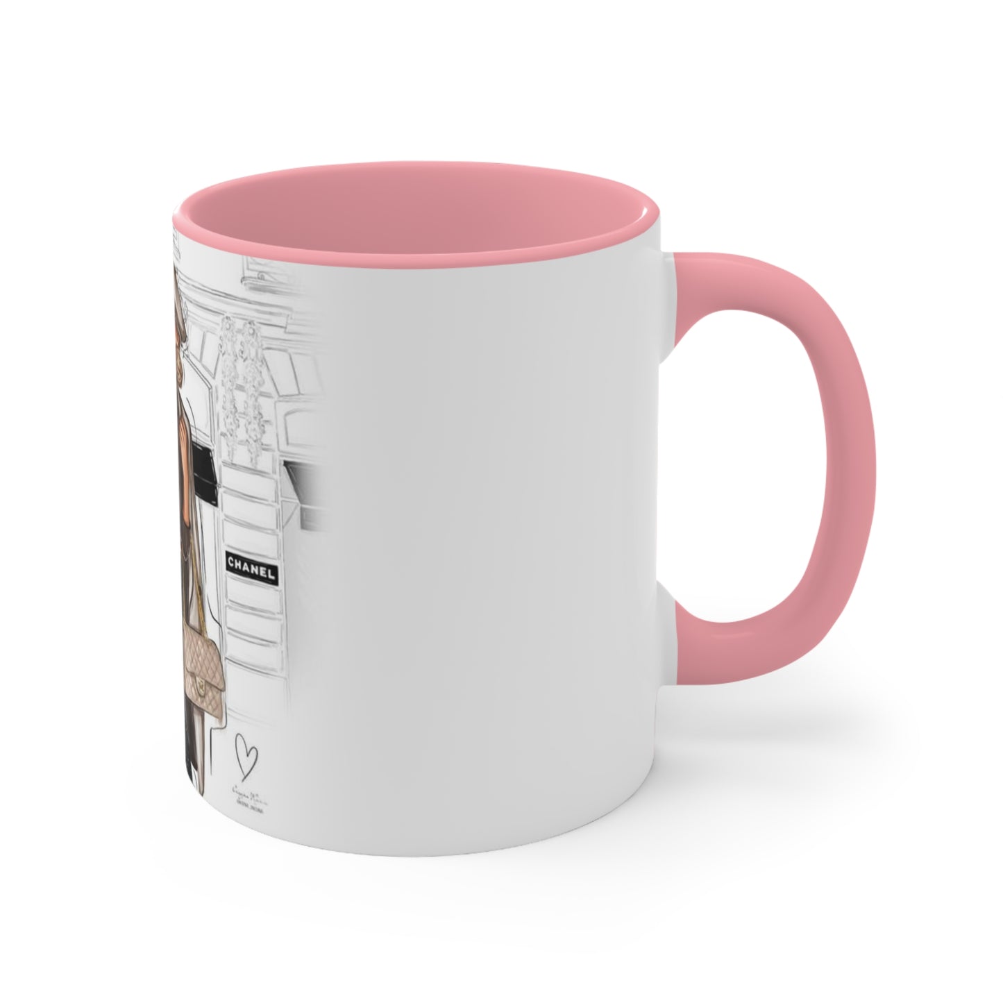Shopping In Paris Accent Mug