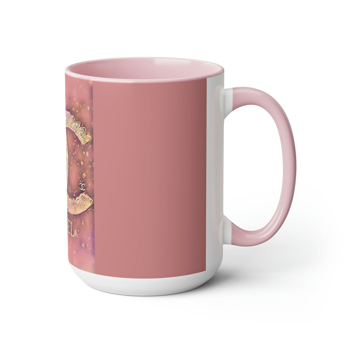 CC Two-Tone Coffee Mugs, 15oz