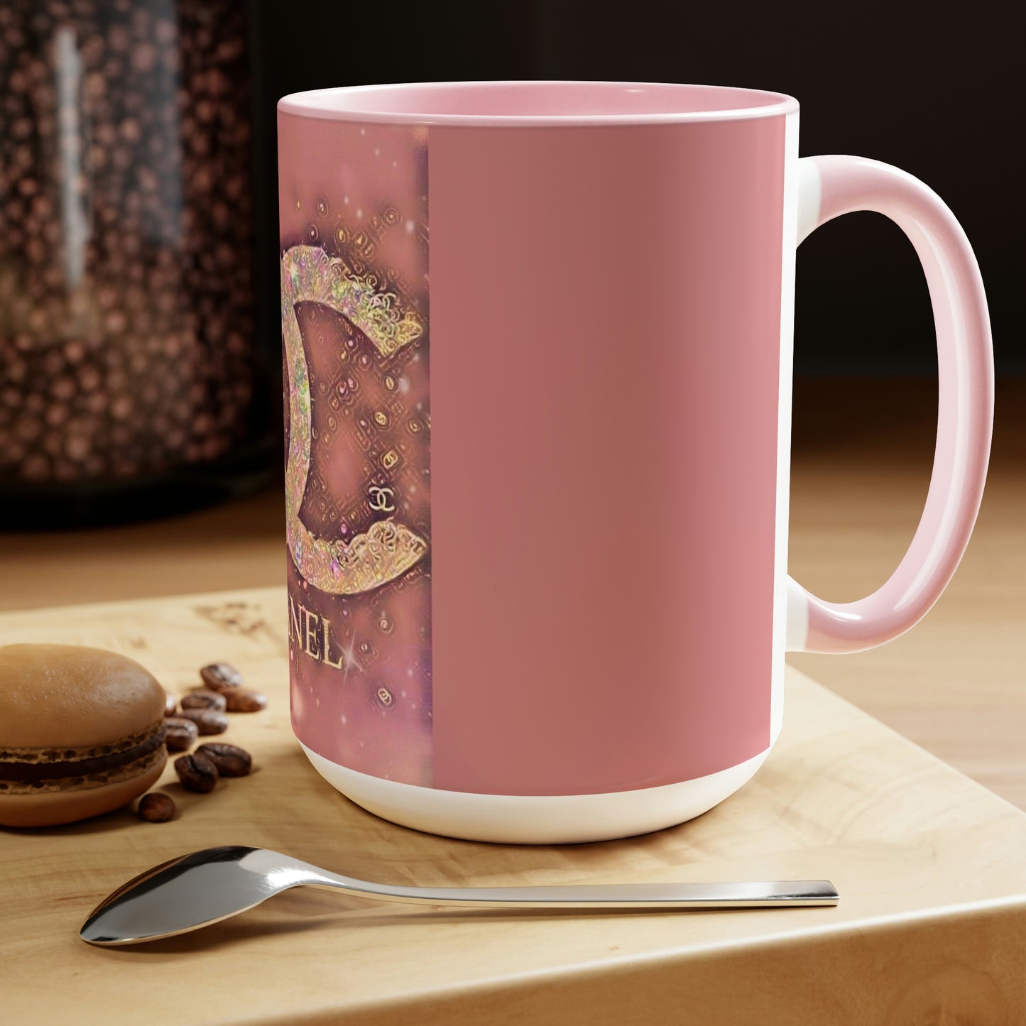 CC Two-Tone Coffee Mugs, 15oz