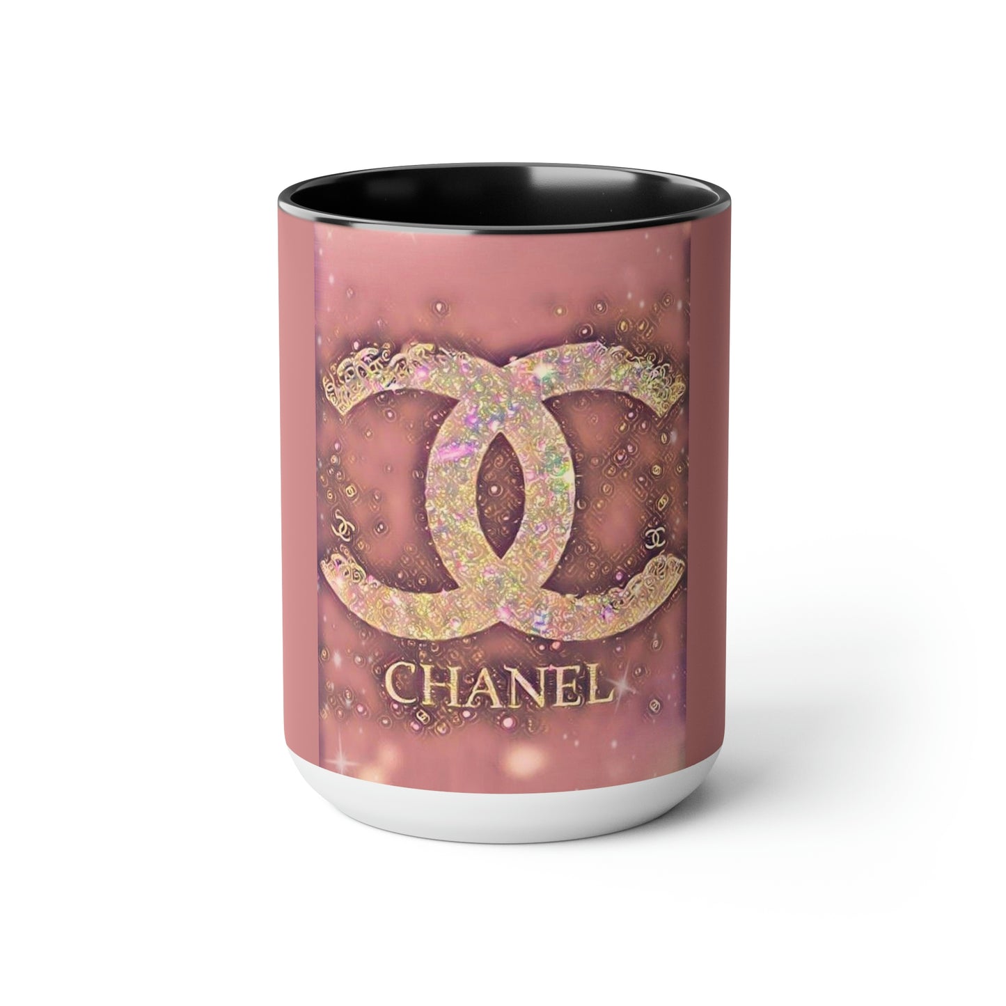 CC Two-Tone Coffee Mugs, 15oz