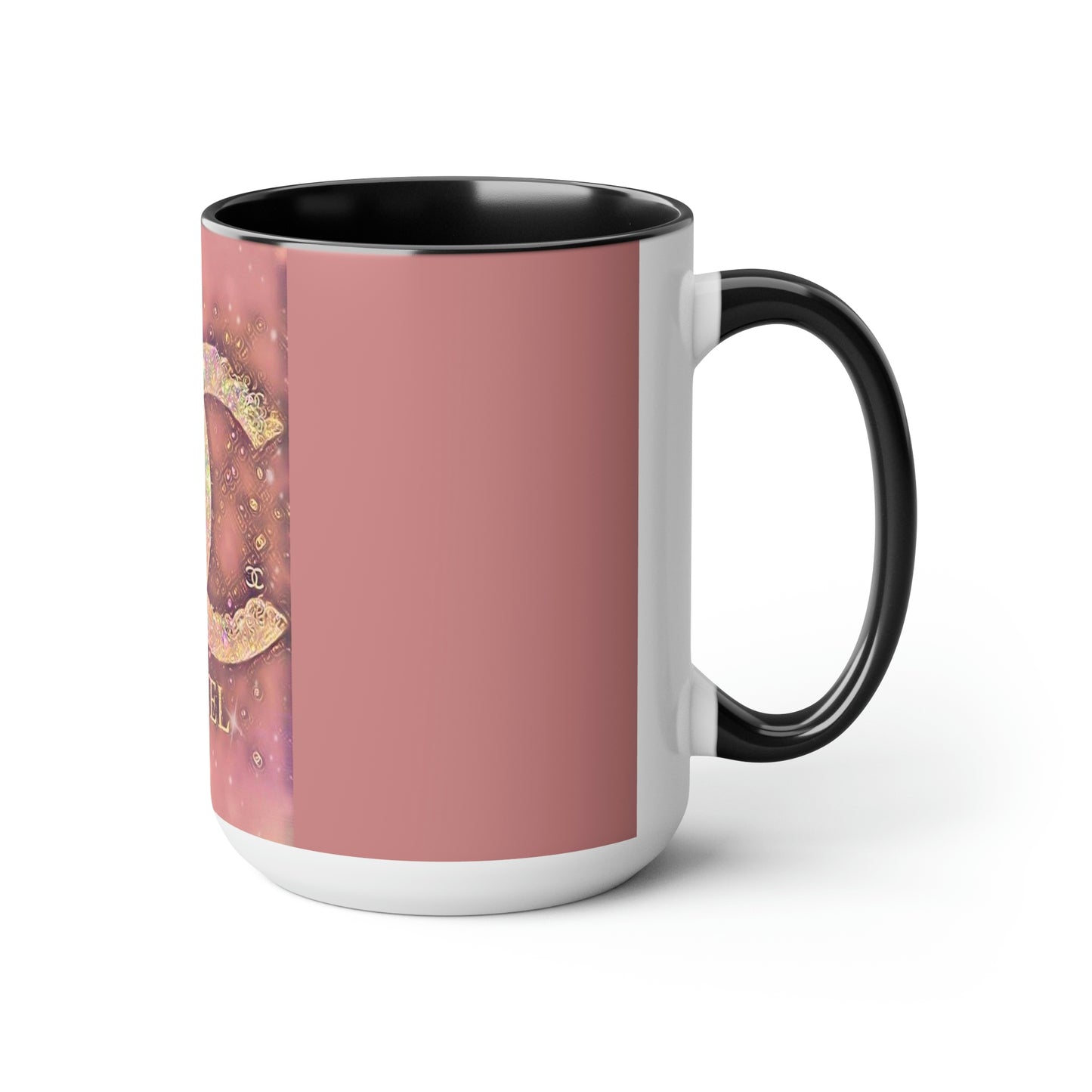 CC Two-Tone Coffee Mugs, 15oz