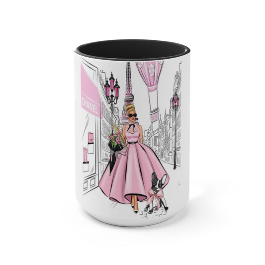 Pretty in Pink Accent Mug