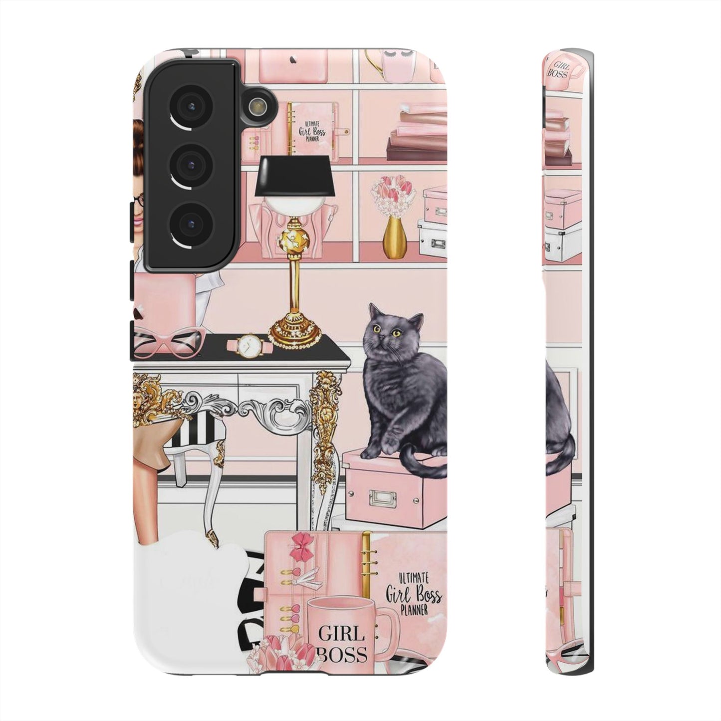 Pink Girl Boss Tough Cases