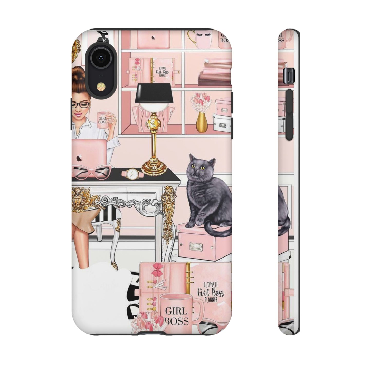 Pink Girl Boss Tough Cases