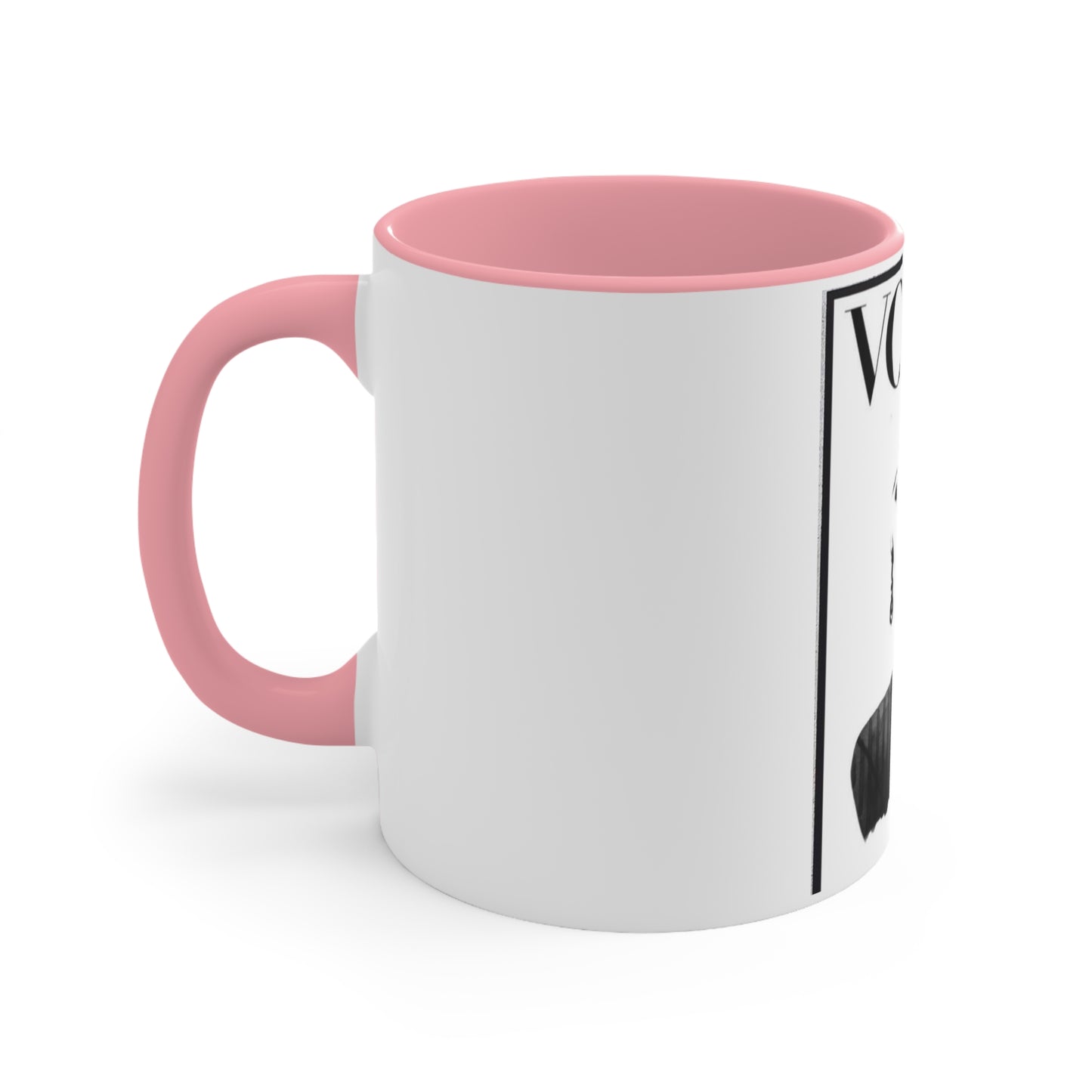 V B&W Accent Mug