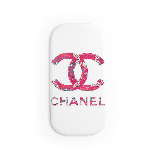 Pink Floral CC Phone Click-On Grip