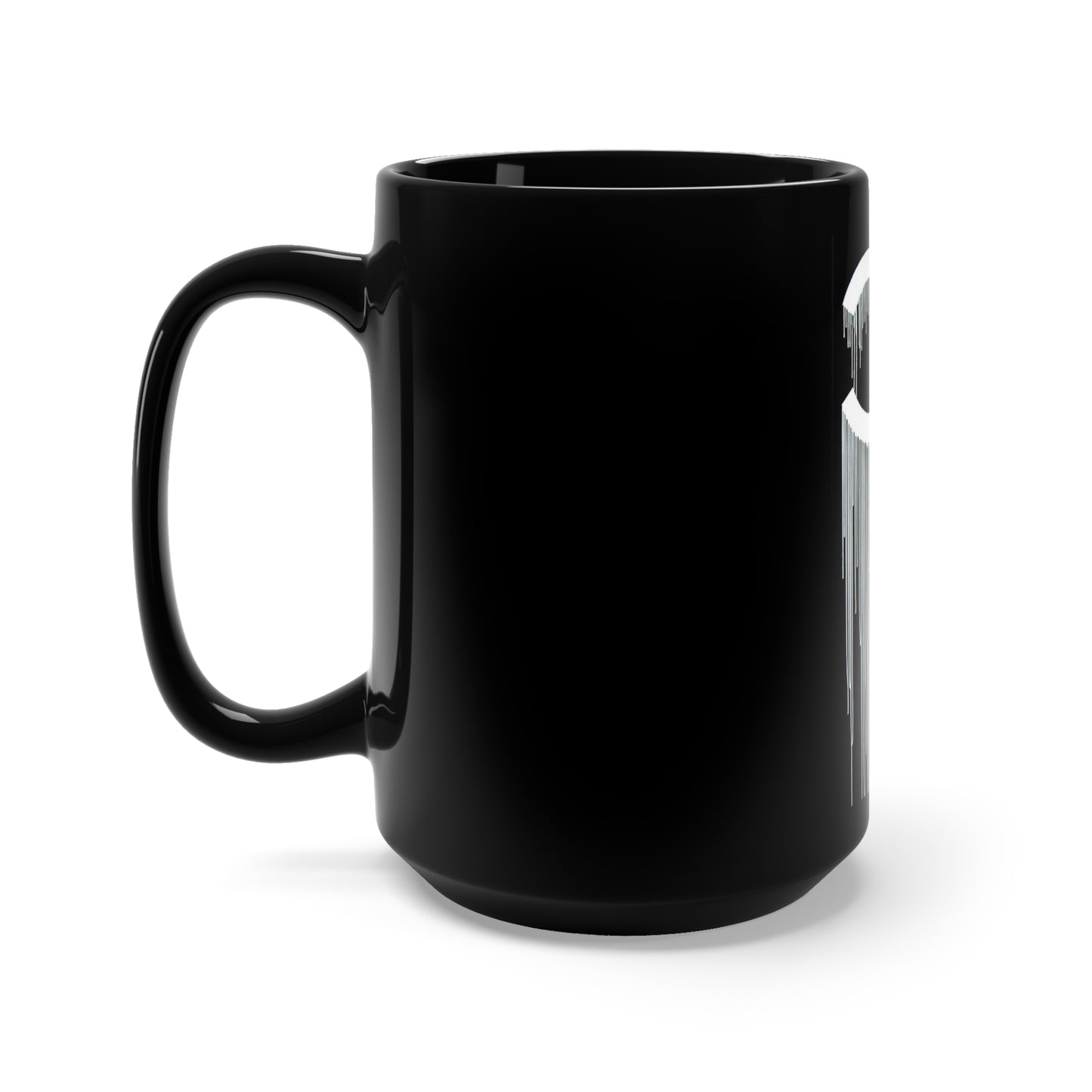 Black Drip CC Black Mug 15oz