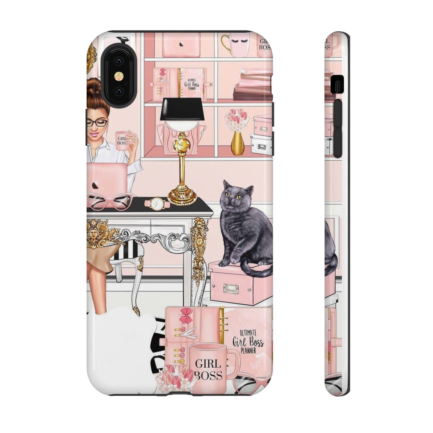 Pink Girl Boss Tough Cases