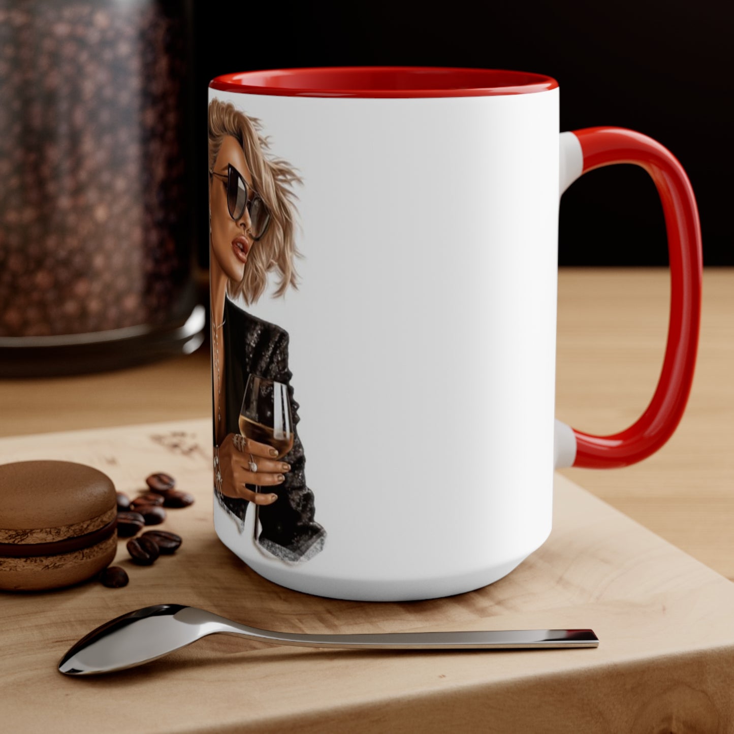 Edgy Chic' Accent Mug