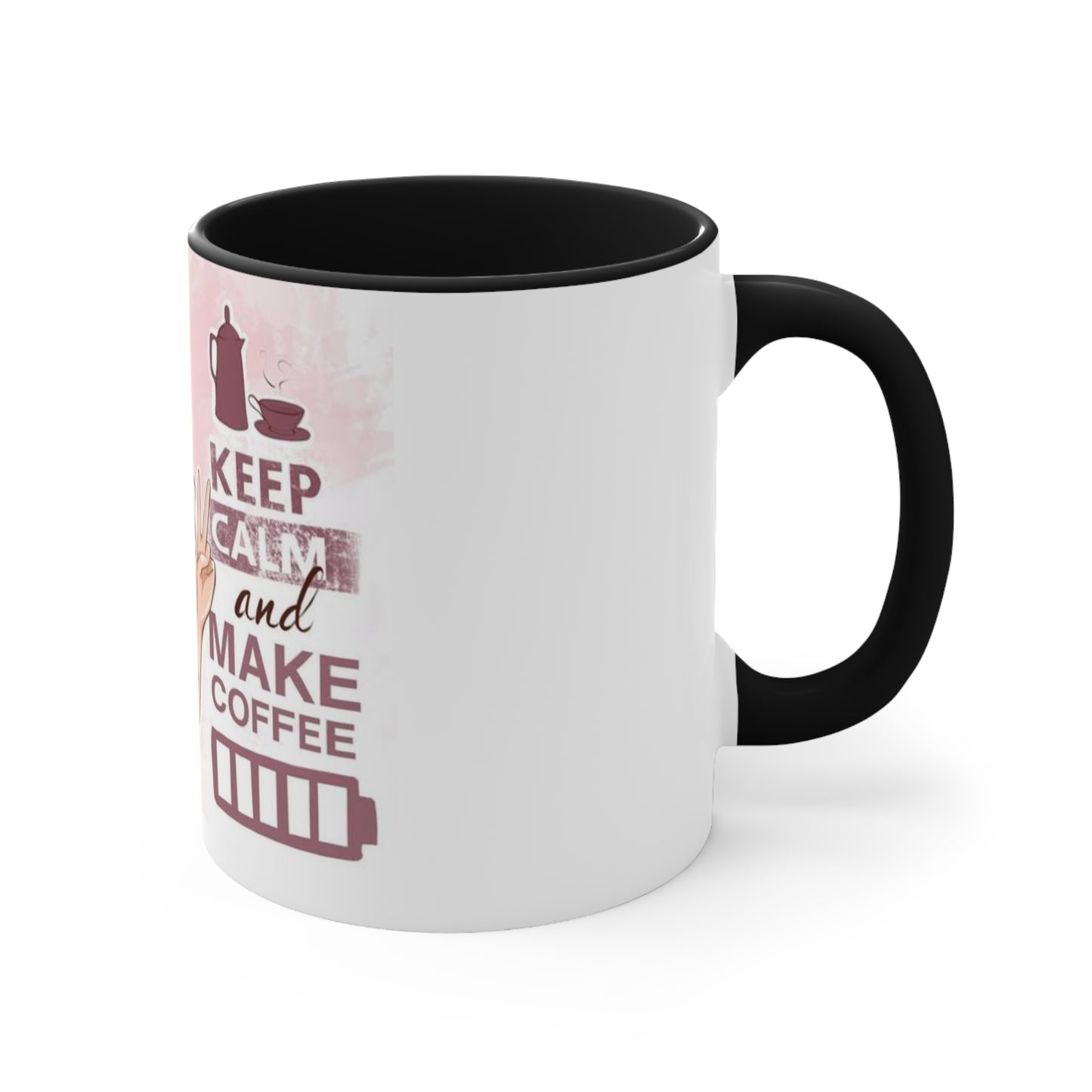 Coffee is Life Accent Mug