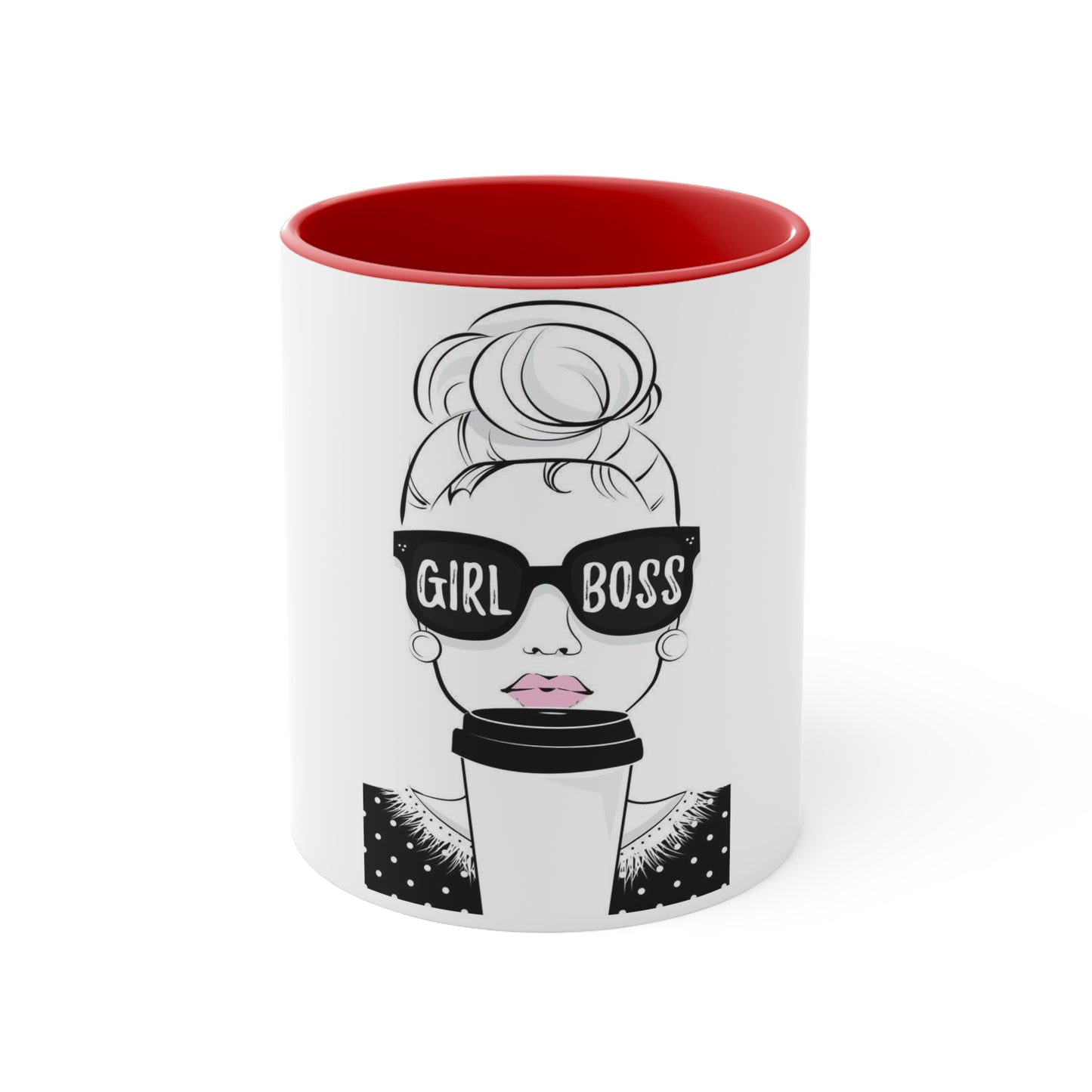 Girl Boss Accent Mug