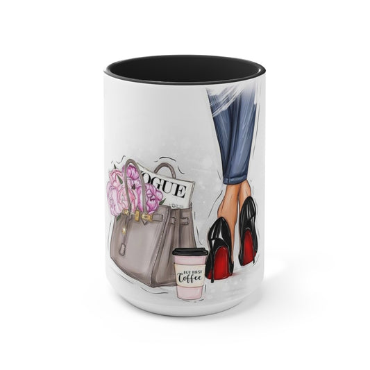 Red Bottom Babe Accent Mug