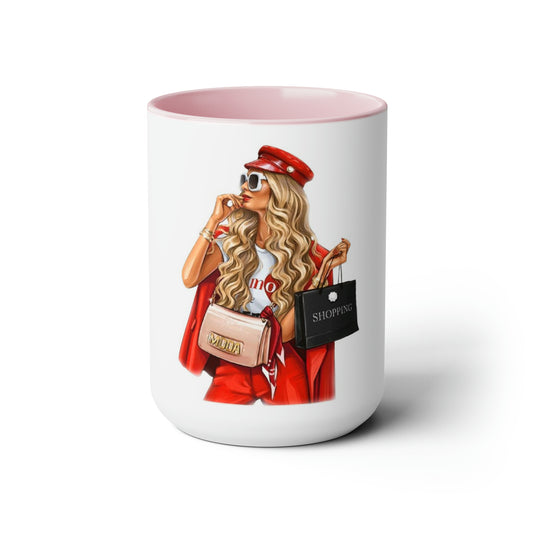 Boss Babe Two-Tone Coffee Mugs, 15oz