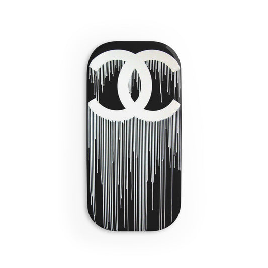 Black Drip CC Phone Click-On Grip