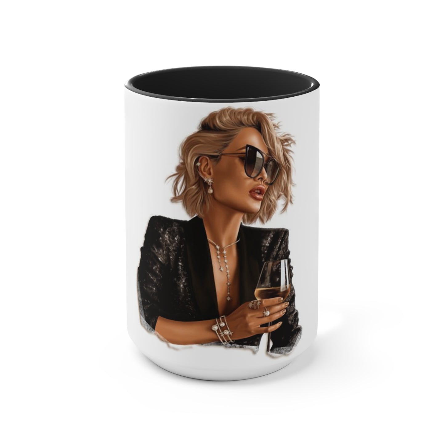 Edgy Chic' Accent Mug