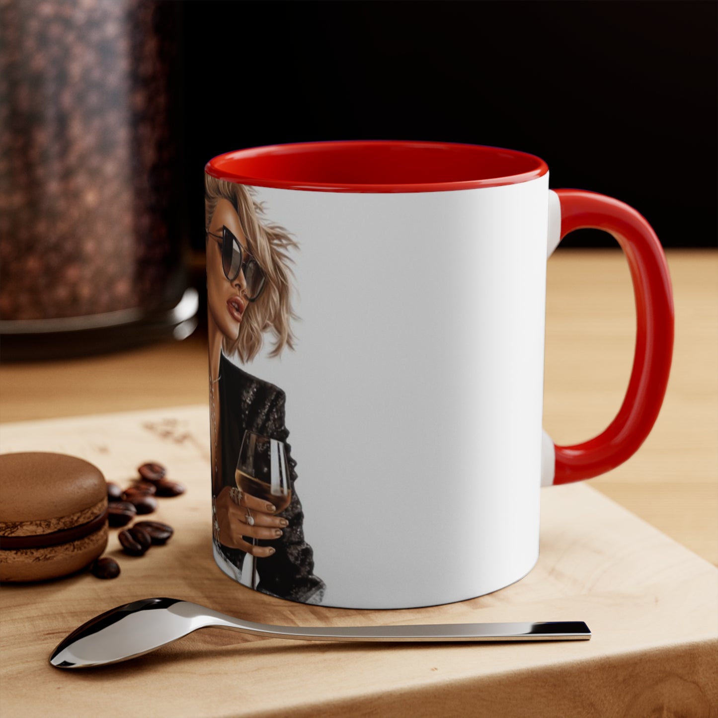 Edgy Chic' Accent Mug