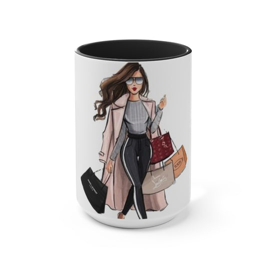 Fall in Paris Accent Mug