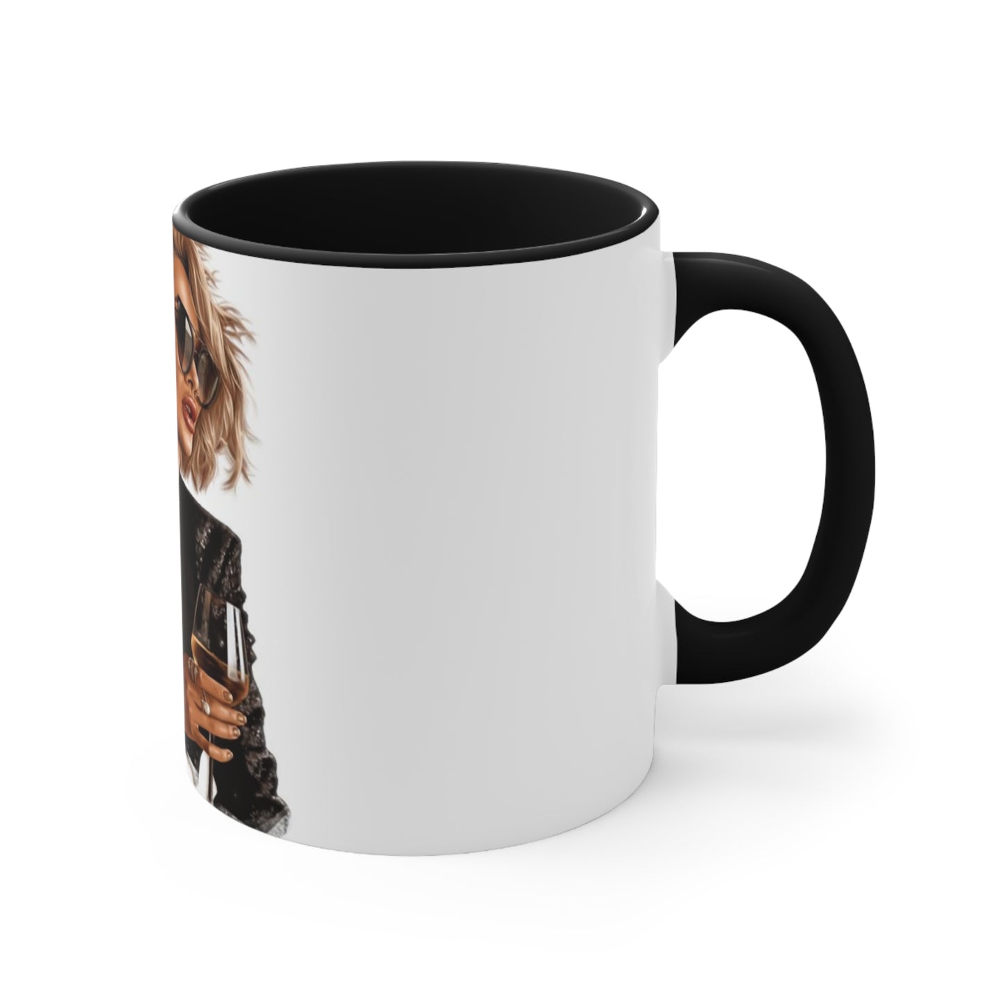 Edgy Chic' Accent Mug