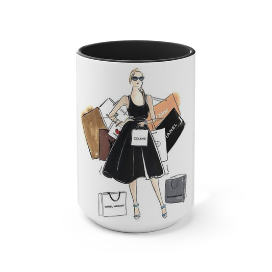 Black Card Accent Mug