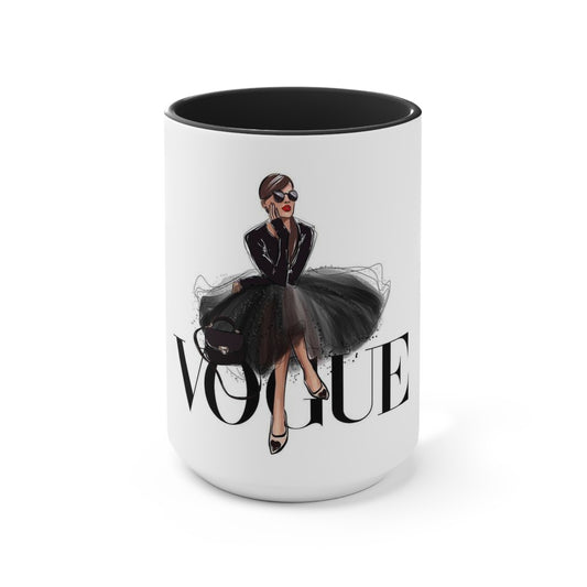 V Dress Accent Mug