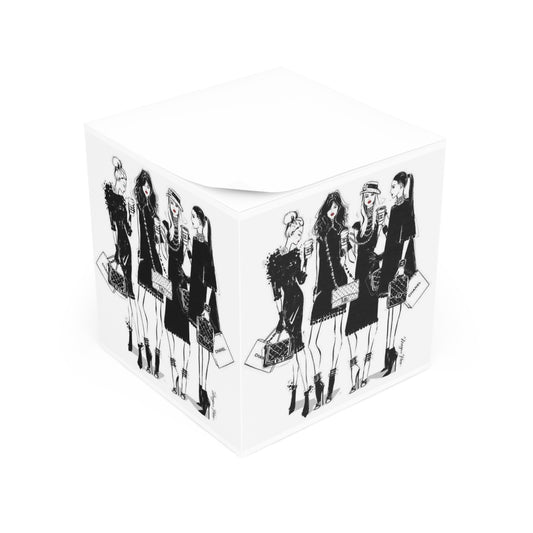 B&W Fashion Note Cube