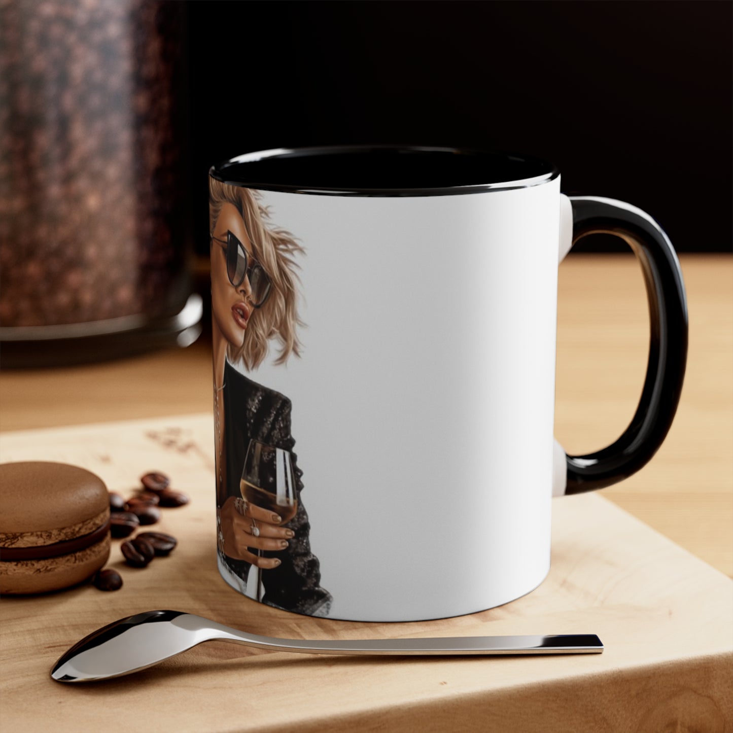 Edgy Chic' Accent Mug