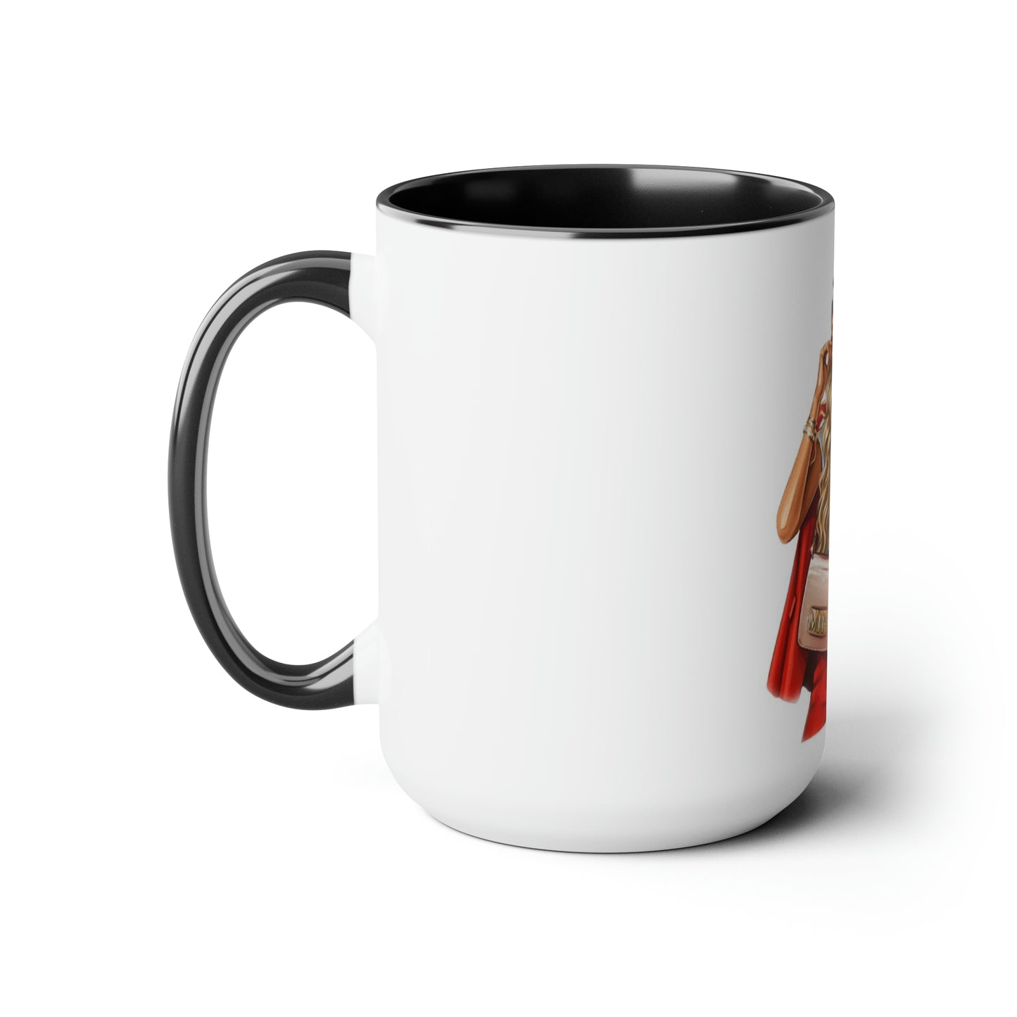 Boss Babe Two-Tone Coffee Mugs, 15oz