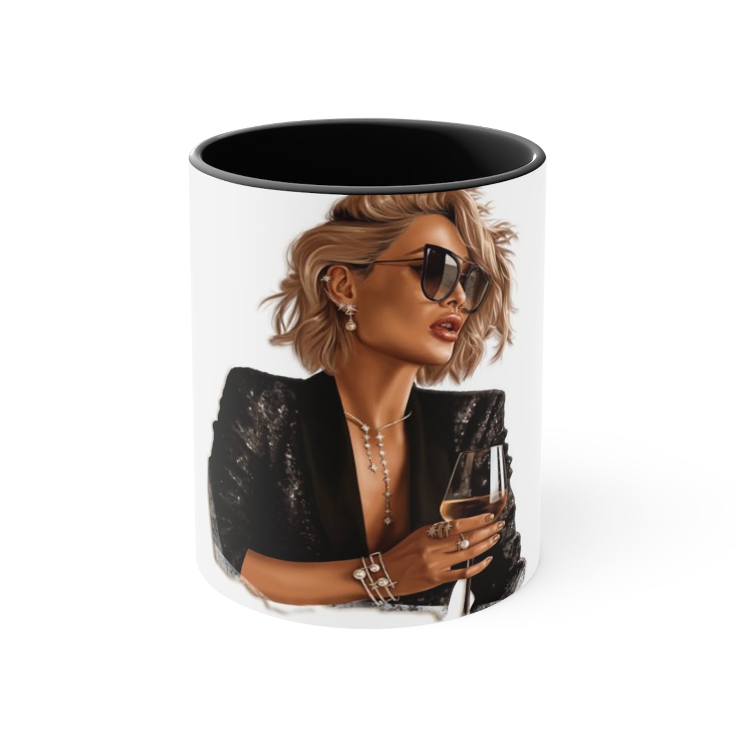 Edgy Chic' Accent Mug