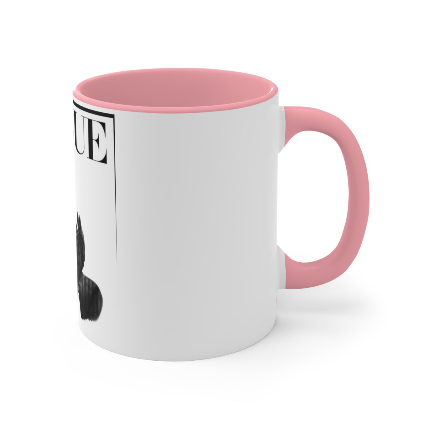 V B&W Accent Mug