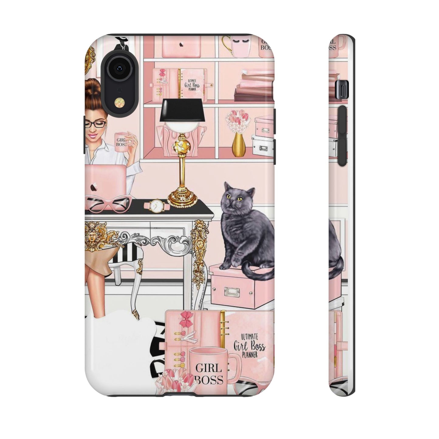 Pink Girl Boss Tough Cases