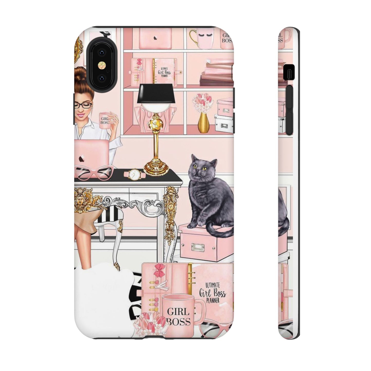 Pink Girl Boss Tough Cases