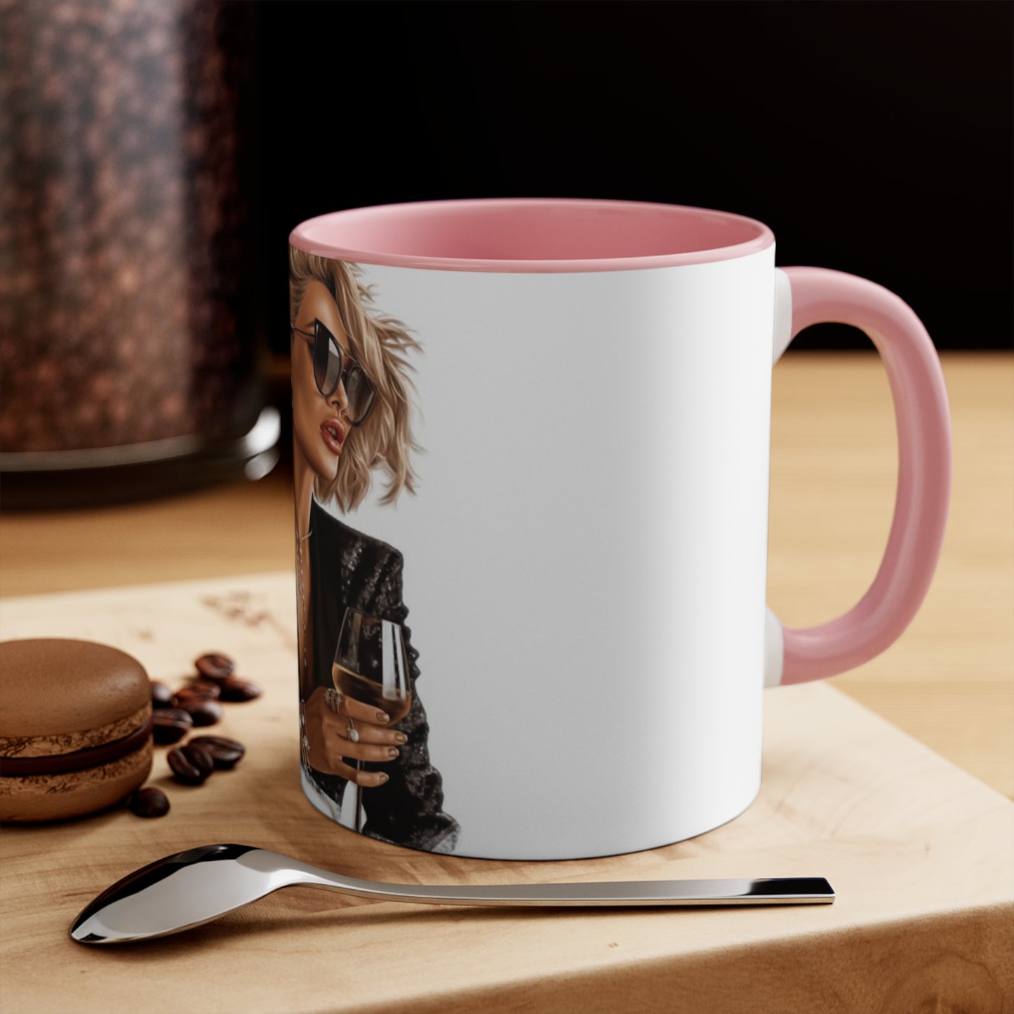 Edgy Chic' Accent Mug